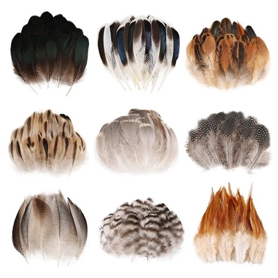 MAOFENG 270 piezas 9 estilos plumas naturales a granel surtidas plumas mixtas para hágalo usted mismo... Foto 1 de 4