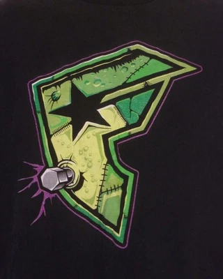 vintage 00s Y2K Famous Stars And Straps T-Shirt Frankenstein Logo Halloween XL - image 1 of 4