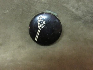 Vintage 1930's Art Deco Design Max Factor Brown Eye Shadow Tin Metal Box - Picture 1 of 3