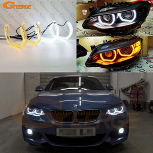 For BMW 2 Series F22 F23 F87 M2 DTM Style Led Angel Eyes Kit Halo Rings Light - Picture 1 of 14