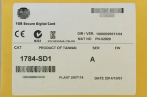 1784-SD1 Brand New ALLEN BRADLEY 1784-SD1 Digital Memory Card 1GB ControlLogix - Picture 1 of 3