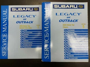2003 Subaru Legacy & Outback Shop Service Manuals - (General Info & Chassis) - Picture 1 of 4