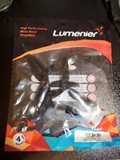 Lumenier 7646 4-Blade  Quad Propellers Black  5x5.3x3 Set Of 4 Blades