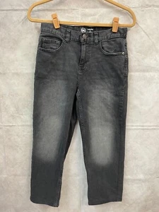 Wonder Nation Jeans Kids Gray Relaxed Fit Straight Leg Comfort Stretch Size 14 - Picture 1 of 6
