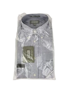 CHRISTOPHER HAYES MEN Blue & White Striped DRESS SHIRT NWT Size 15 32/33 - Picture 1 of 5