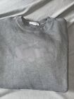 Lacoste Sweater Mens 2XL Gray Knit 100% Cotton Long Sleeve Pullover FR7
