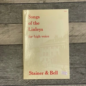 Songs OF The Linleys For High Voices Stainer & Bell Sheet Music - Picture 1 of 2