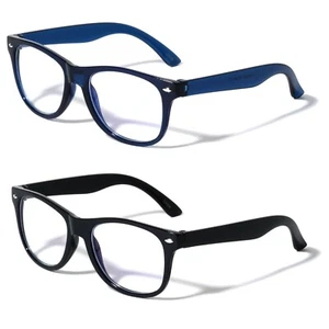 2 paia di occhiali bloccanti luce blu per bambini, anti-affaticamento e protezione UV, computer - Foto 1 di 3