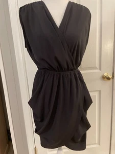 NWT SOPRANO WOMEN'S SIZE SMALL BLACK WRAP DRESS ~ New! - Picture 1 of 5