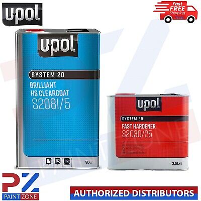 Upol Brilliant Hs Clearcoat S2081/5 5l With Fast Hardener 2.5l S2030/25 7.5l Kit • 78.50€