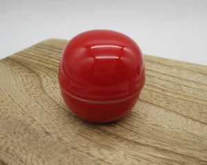 Japanese Ceramic mini Kobachi small bowls with Lid Yamako Mayu Red For Osechi