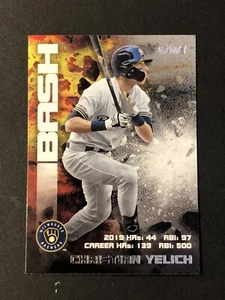 2020 TOPPS STADIUM CLUB CHRISTIAN YELICH BASH & BURN #BAB-4 BREWERS - Picture 1 of 2