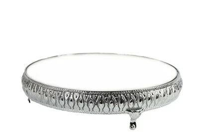 Soporte redondo para pasteles espejo superior soporte para pasteles de bodas  Foto 1 de 4