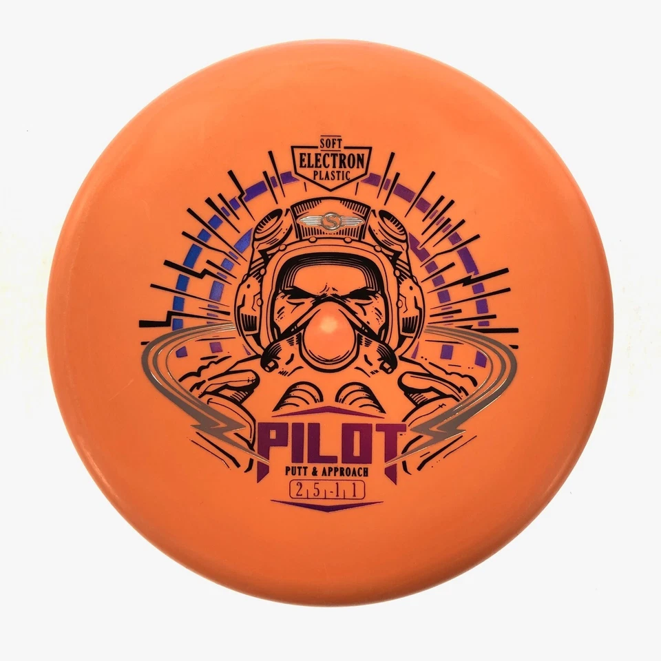 DISC GOLF STREAMLINE SOFT ELECTRON PILOT PUTT & APPROACH PUTTER 172g ORANGE - Image 1 of 1