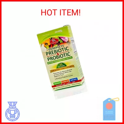 Suplemento prebiótico y probiótico completo Olympian Labs - 25 mil millones Live Shel Foto 1 de 2