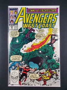 West Coast Avengers #54 Direct Edition Marvel Comics 1990 - Picture 1 of 15