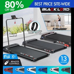 BLACK LORD Treadmill Electric Walking Pad Home Office Gym Fitness Remote Control - Picture 1 of 564
