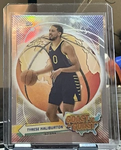 Tyrese Halliburton - 2023/24 Topps Chrome - Coast To Coast - Refractor - Bild 1 von 2