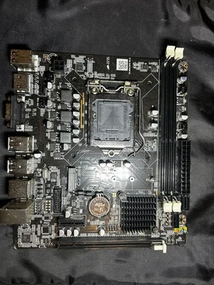 Intel LGA1150 Micro-ATX Motherboard – Untested As-Is – VGA, USB, Audio, LAN - Image 1 of 4
