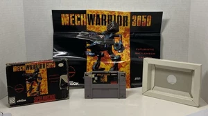 MechWarrior 3050 SNES 1995 en caja gran calidad con póster raro dentro sin libro - Imagen 1 de 17