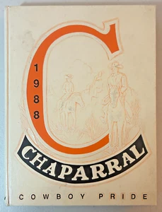 1988 Chaparral High School Yearbook Las Vegas NV Cowboy Pride Signed - Foto 1 di 9