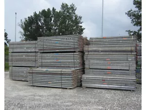 gebrauchter Stahlbelag 3,07 x 0,32 U - Stahlboden Layher Assco MJ Baugerüst - Bild 1 von 2