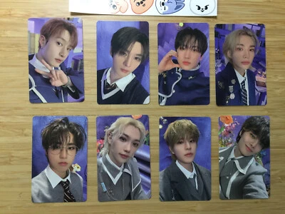 Stray Kids ~ MAGIC SCHOOL ~ Official Pop Up Online JYP Photocard OT8 set NEW