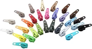 Zipper Repair Kit Solution 30pcs - #3 coil YKK® sliders use in sewing or jewelry - Picture 1 of 19