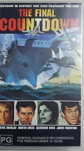 The Final Countdown VHS Tape Rating PG War Action & Adventure PAL Kirk Douglas-M - Picture 1 of 6