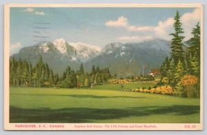 Postkarte Capilano Golfplatz, das 13. Fairway (894) - Bild 1 von 2