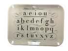 John Derian Target Melamine Letter Alphabet Tray Platter