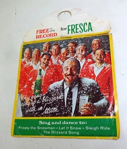 Mitch Miller Singin' Up A Blizzard Vinyl 45 Fresca Soda Promo 1966 Christmas - Picture 1 of 4
