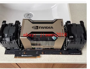 NVIDIA Tesla A100 SXM4 To PCIE Adapter Board+2X Fan+aluminium alloybackboard - Afbeelding 1 van 5