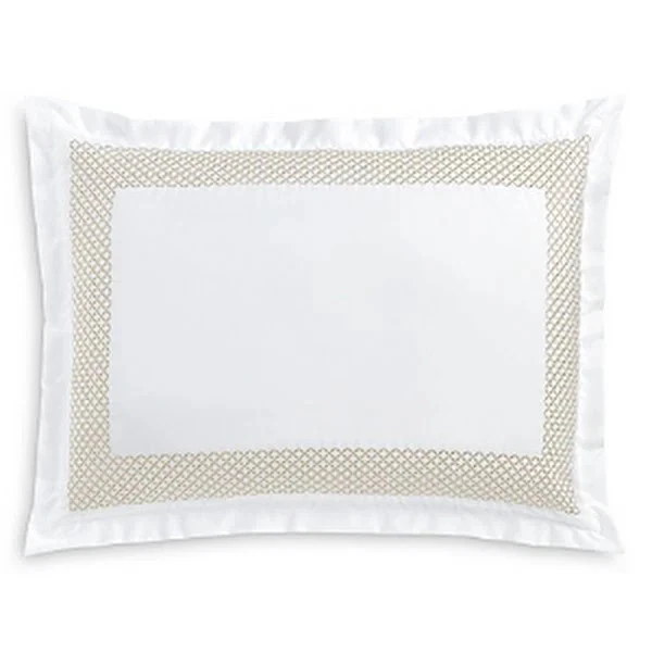 Geo Sham bordada colección Hudson Park Foto 1 de 4