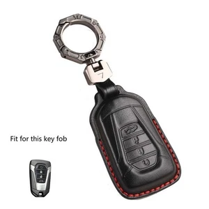 High Quality 1x Car Key Cover Button Leather Anti-drop Automotive Interior - Picture 1 of 8