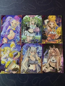 Goddess Story Doujin Waifu Bikini 6 x Character Cards Project Maiden Uta - Picture 1 of 8