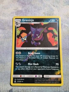 Pokemon Unbroken Bonds - Greninja 117/214 reverse holo NM Near Mint - Picture 1 of 10