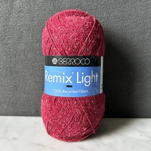 Berroco Remix Light Tweedy Nylon/Acrylic/Silk Blend Yarn-1 Skein Strawberry 6960 - Picture 1 of 5