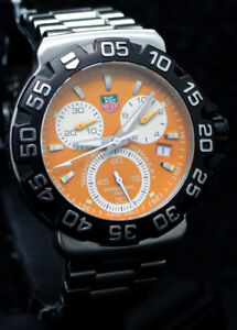 TAG Heuer Formula 1 Chronograph Professional 200M Orange Men's Swiss Watch