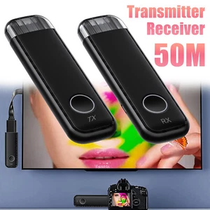 5 Ghz WiFi Wireless HDMI Video Transmitter Receiver Dongle Extender DVD PC To TV - Picture 1 of 20