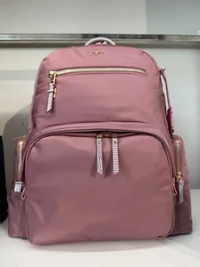 NEW Tumi Voyageur CAREN 17.0” Nylon Laptop Backpack - ORCHID DUSTY ROSE - Picture 1 of 13