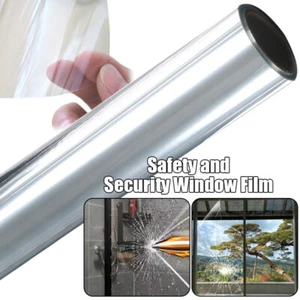 Safety & Security Window Film Anti Shatter Clear Glass Protection Bomb Blast - Picture 1 of 16