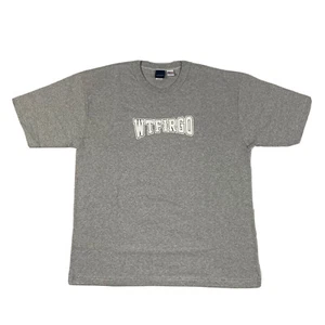 Freshjive Wtfirgo Puff Print Gray T-shirt Men’s Size L NWOT - Picture 1 of 7