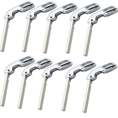 Q10 Uncut Emergency Insert Key Blank Blade for Cadillac Escalade CT6 CT5 CTS XT6 - Imagem 1 de 4