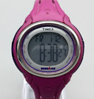 Timex Ironman Watch Women Indiglo 37mm Pink Digital 50 Lap New Battery