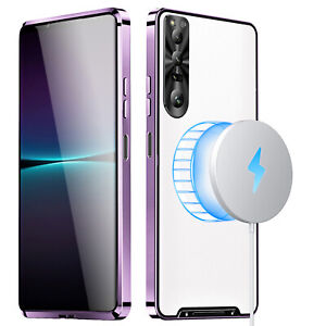 Metal Magnetic Suction Phone Case for Sony Xperia 1 V（1-5）/Xperia 1 IV（1-4）