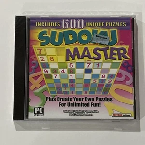 Centron SUDOKU Master 600 Unique Puzzles PC CD-ROM pour Windows 98/Me/XP - NEUF - Photo 1/2