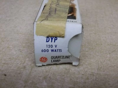 NUEVA GE Quartzline DYP 120V 600W Bombilla Lámpara Proyección *ENVÍO GRATUITO* Foto 1 de 2