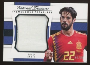 2018 Panini National Treasures Soccer Isco Tremendous Patch 74/99 - Picture 1 of 2