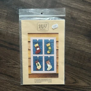 MH Designs Christmas Stocking 2001 Paper Foundation Pattern MH996 - Picture 1 of 2